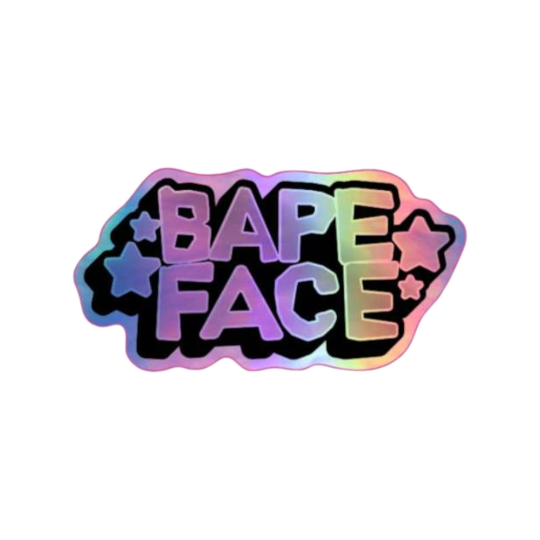 Bapeface Sticker Pack!