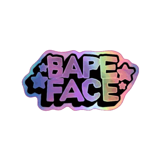 Bapeface Sticker Pack!